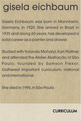 Gisela Eichbaum curriculum